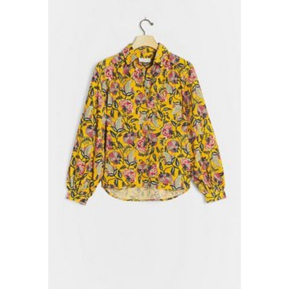 Anthropologie Pilcro Sigourney Corduroy Buttondown - Picture 10 of 11